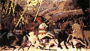paolo uccello Niccolo Mauruzi da Tolentino at the Battle of San Romano, Spain oil painting reproduction